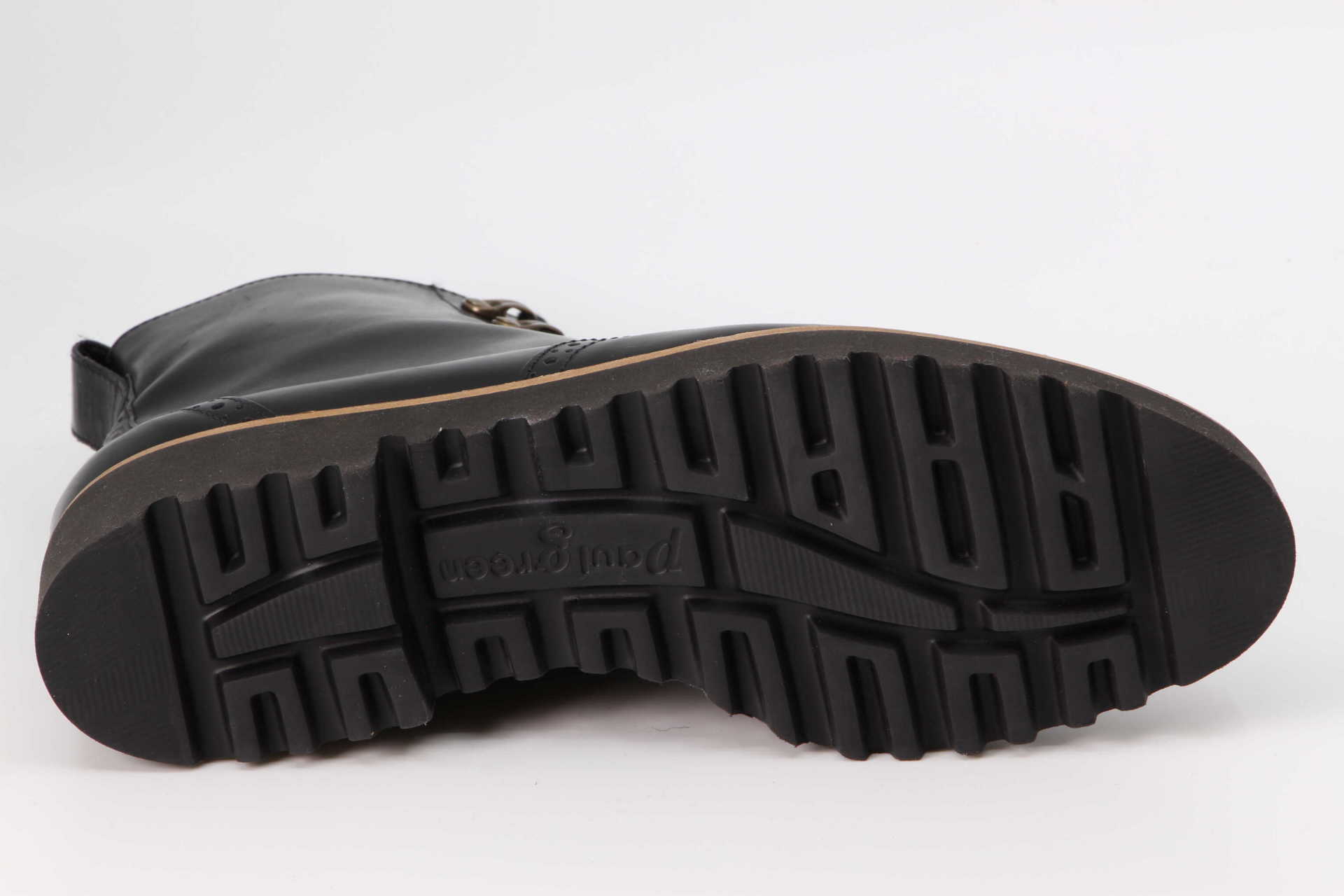 Stiefelette schwarz Sohle