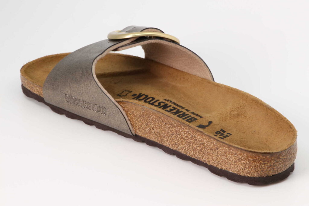 Madrid Big Buckle schmal graceful taupe Rückseite