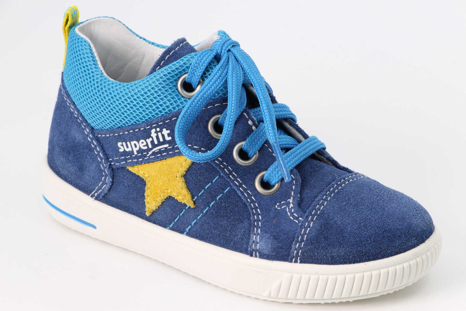 Moppy blau / gelb Vorderseite