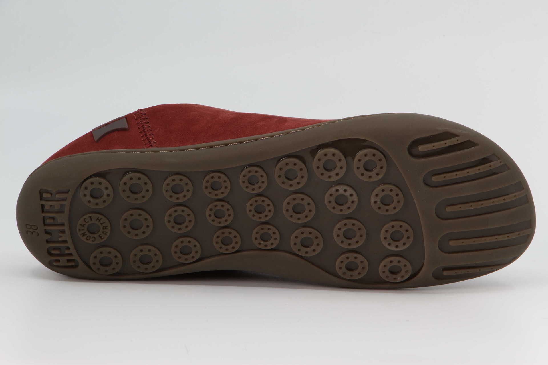 Peu Cami dark red Sohle