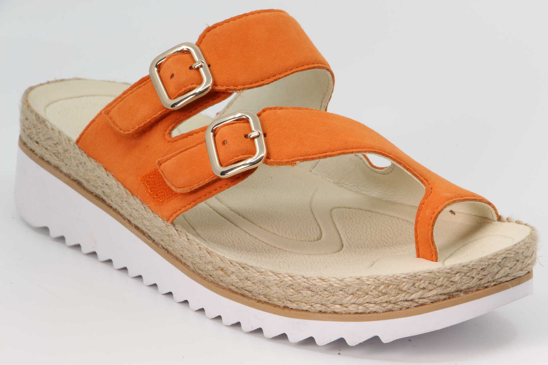 Zehenmule orange Vorderseite