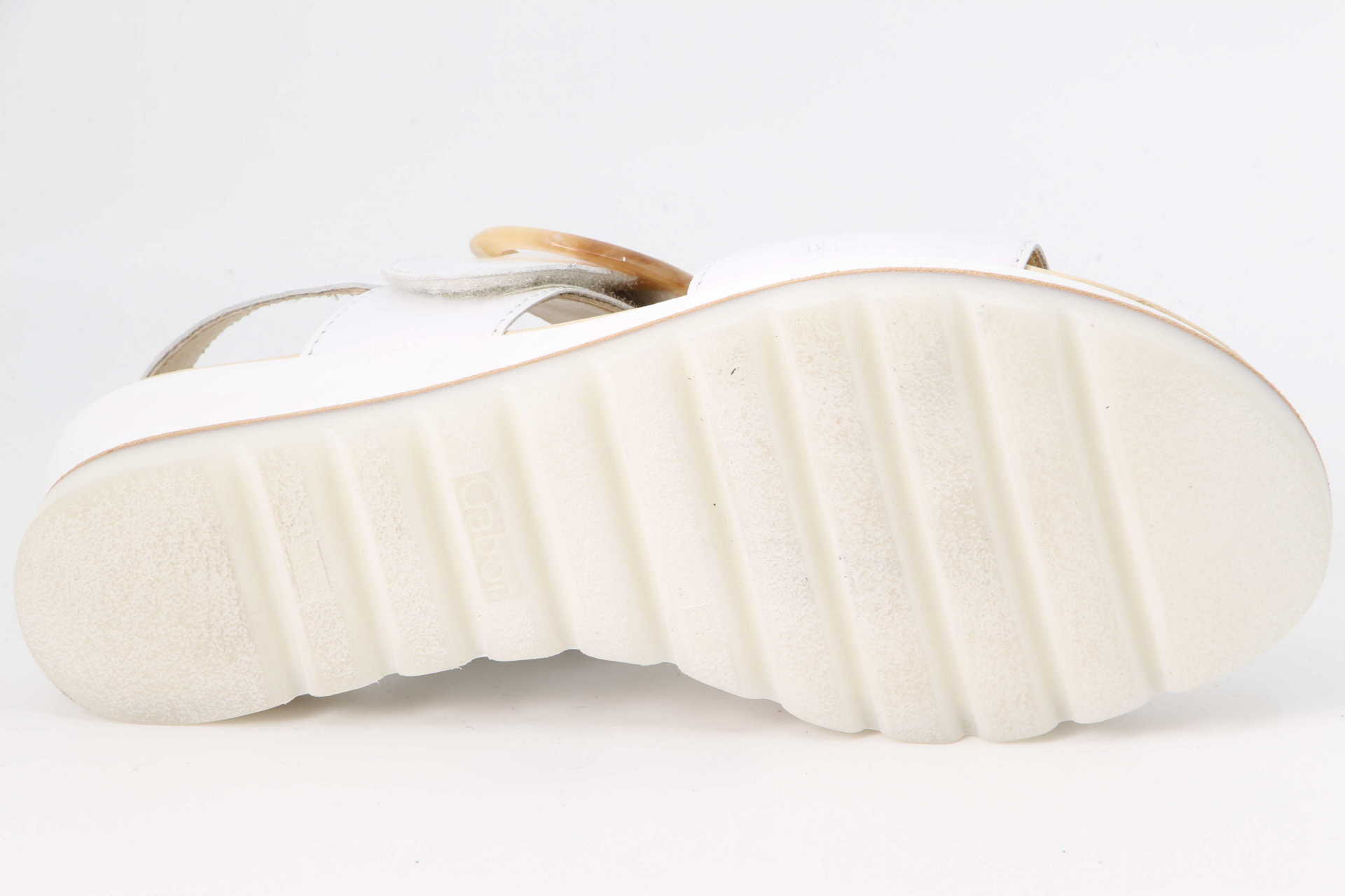 Sandalette weiss Sohle