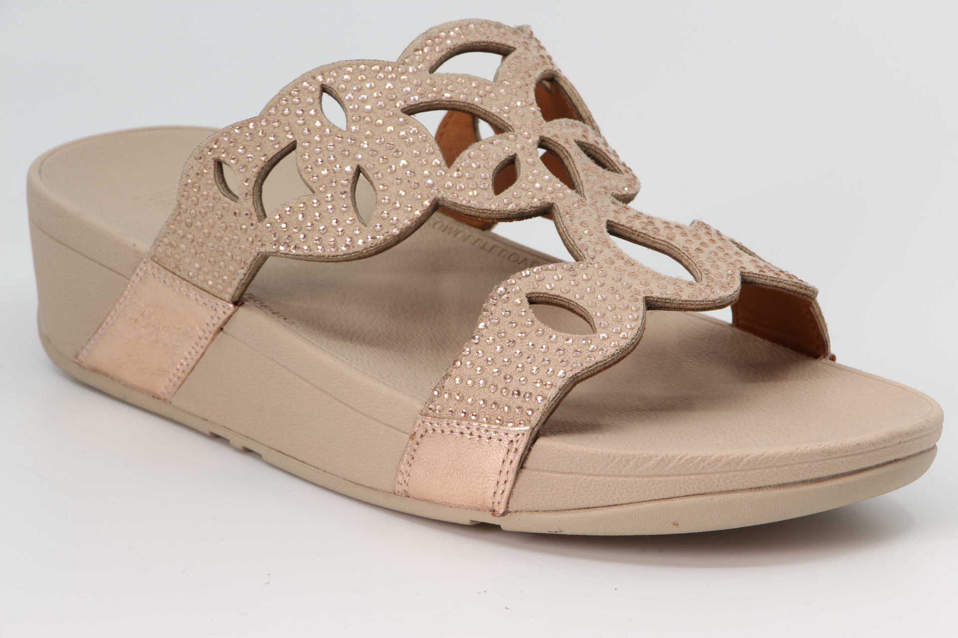 Elora Slide Crystal rosegold