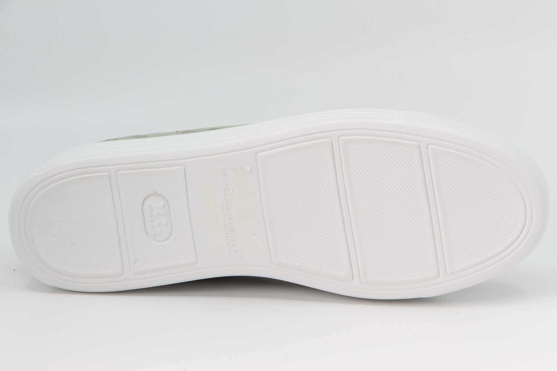 Sneaker grün / schilf calf bianco – Bild 3