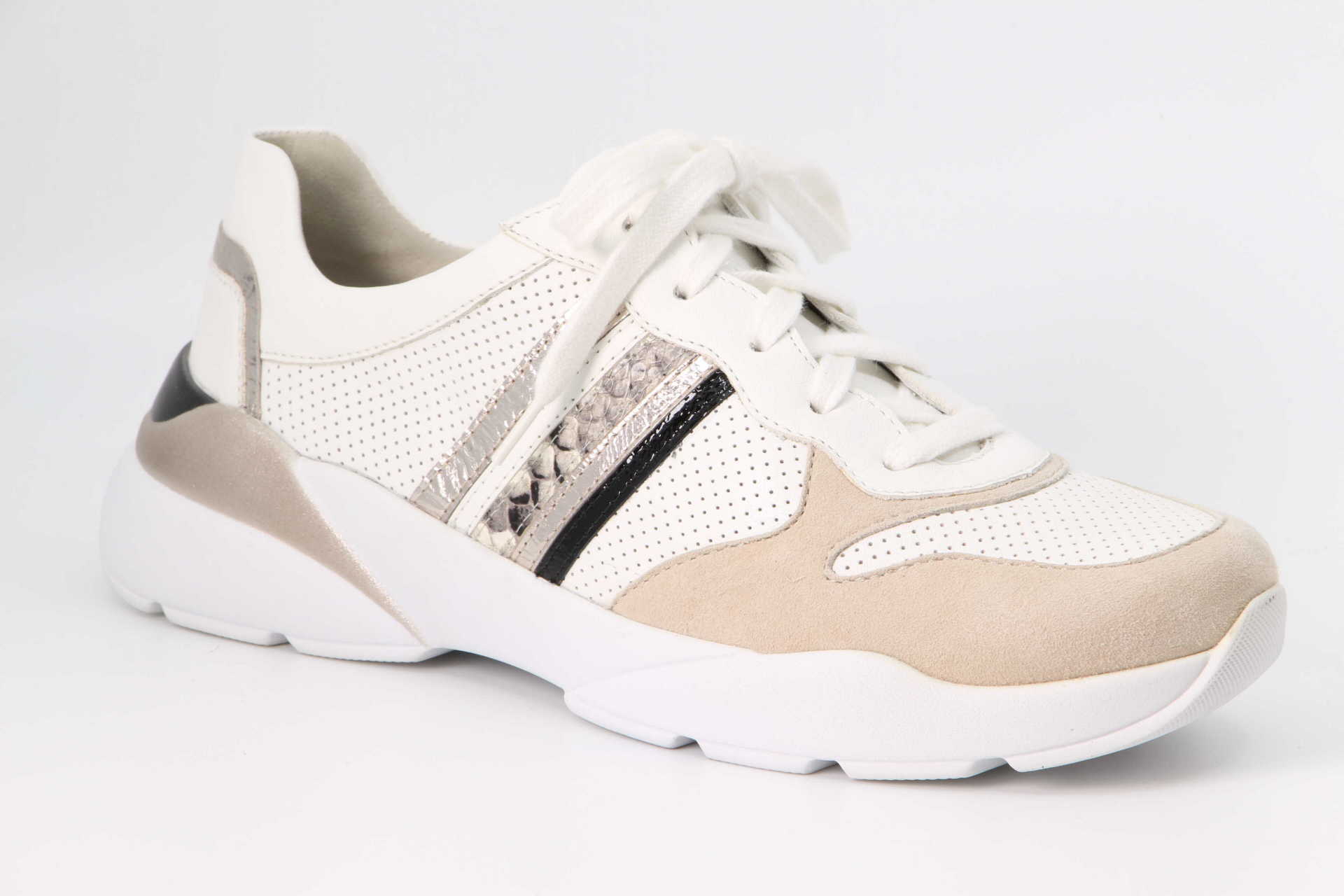 Uschi beige / creme/weiss Vorderseite
