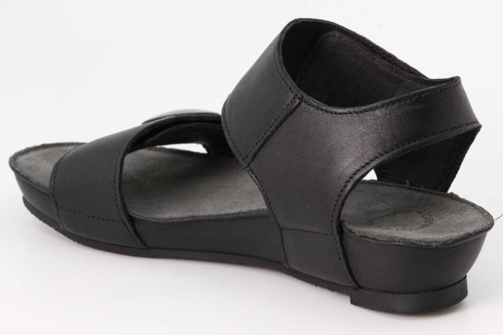 Casava Sandal schwarz Rückseite