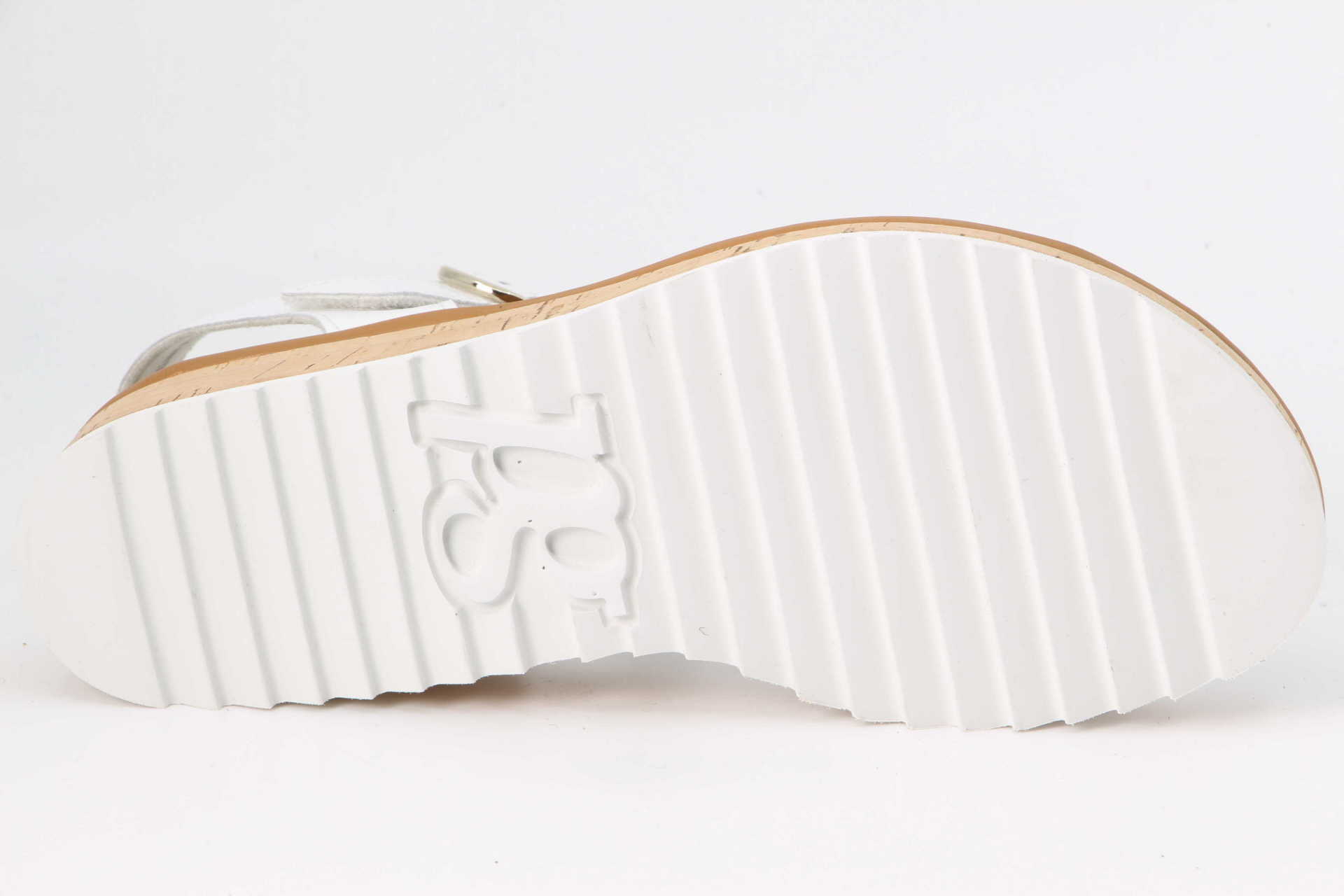 Sandalette weiss Sohle