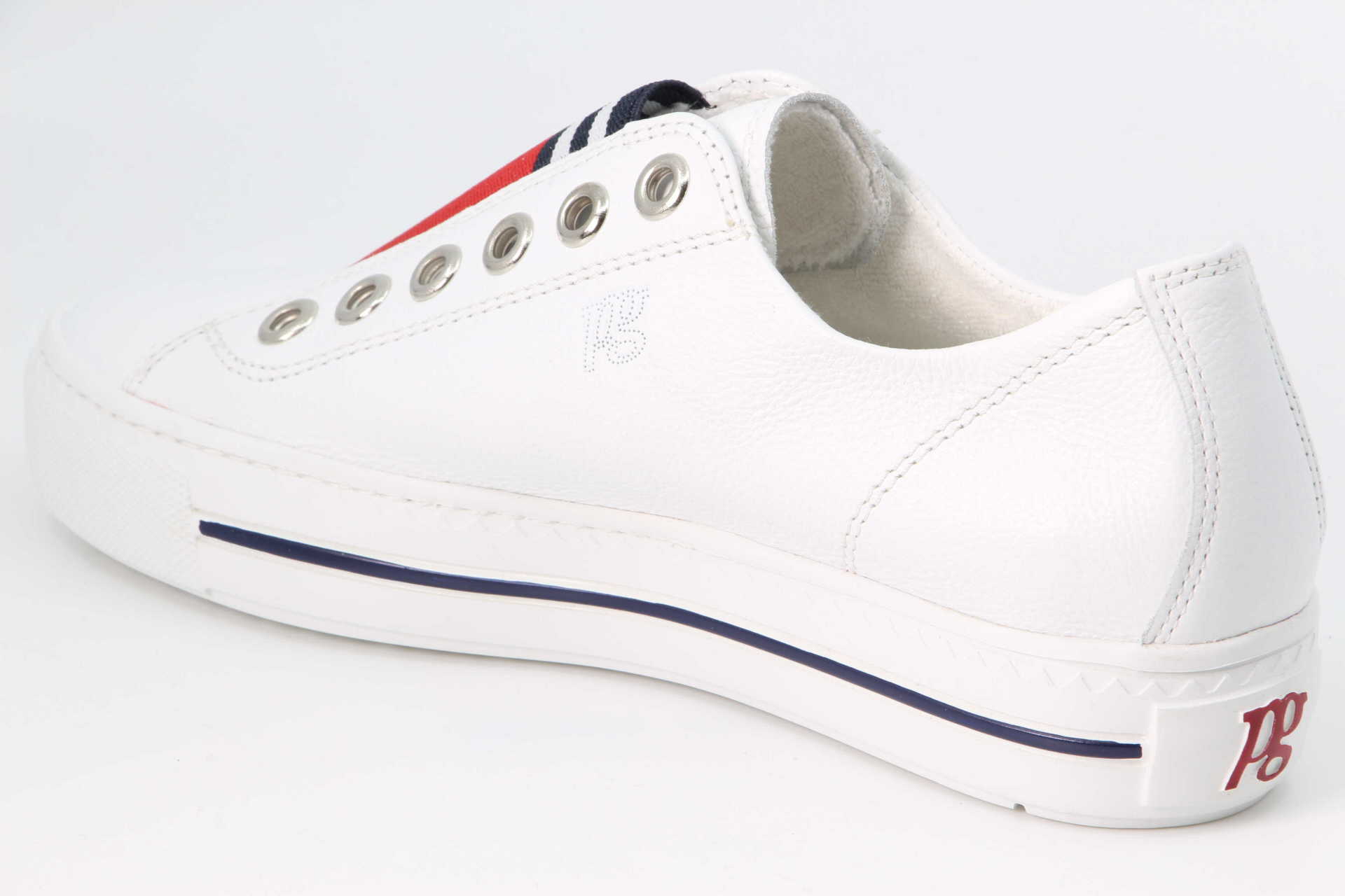 Slipper weiss Rückseite