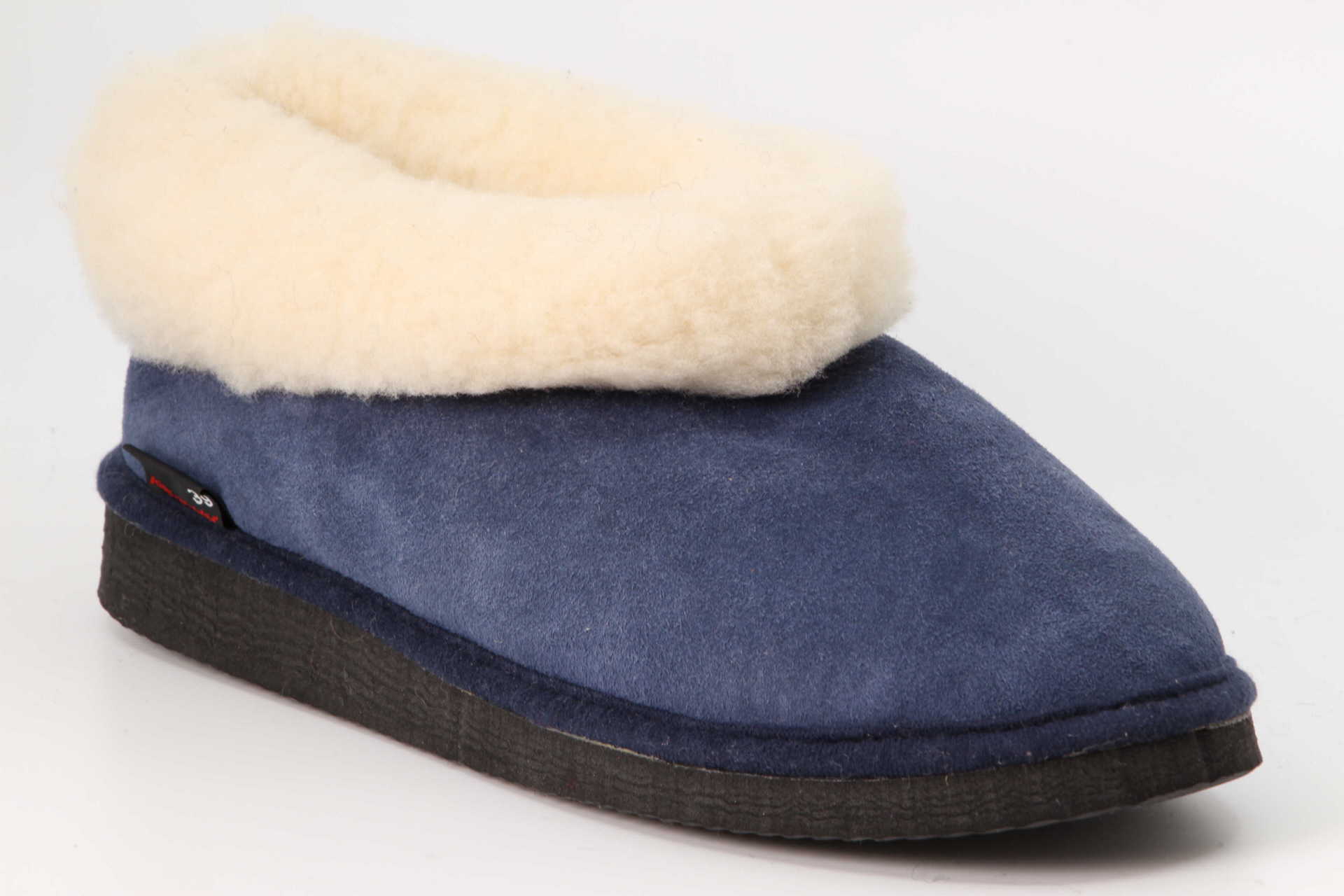 Lammfellfinken azul jeans