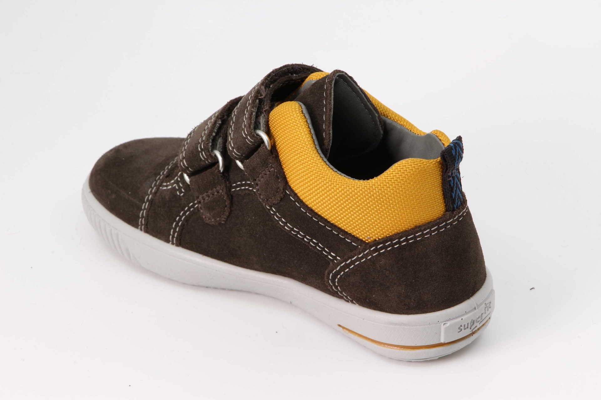Sneaker braun / gelb Rückseite