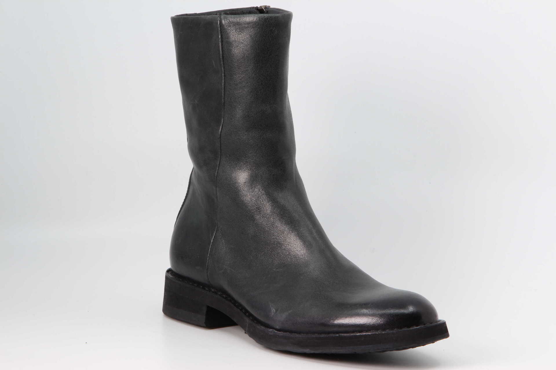 Stiefelette blau Vorderseite