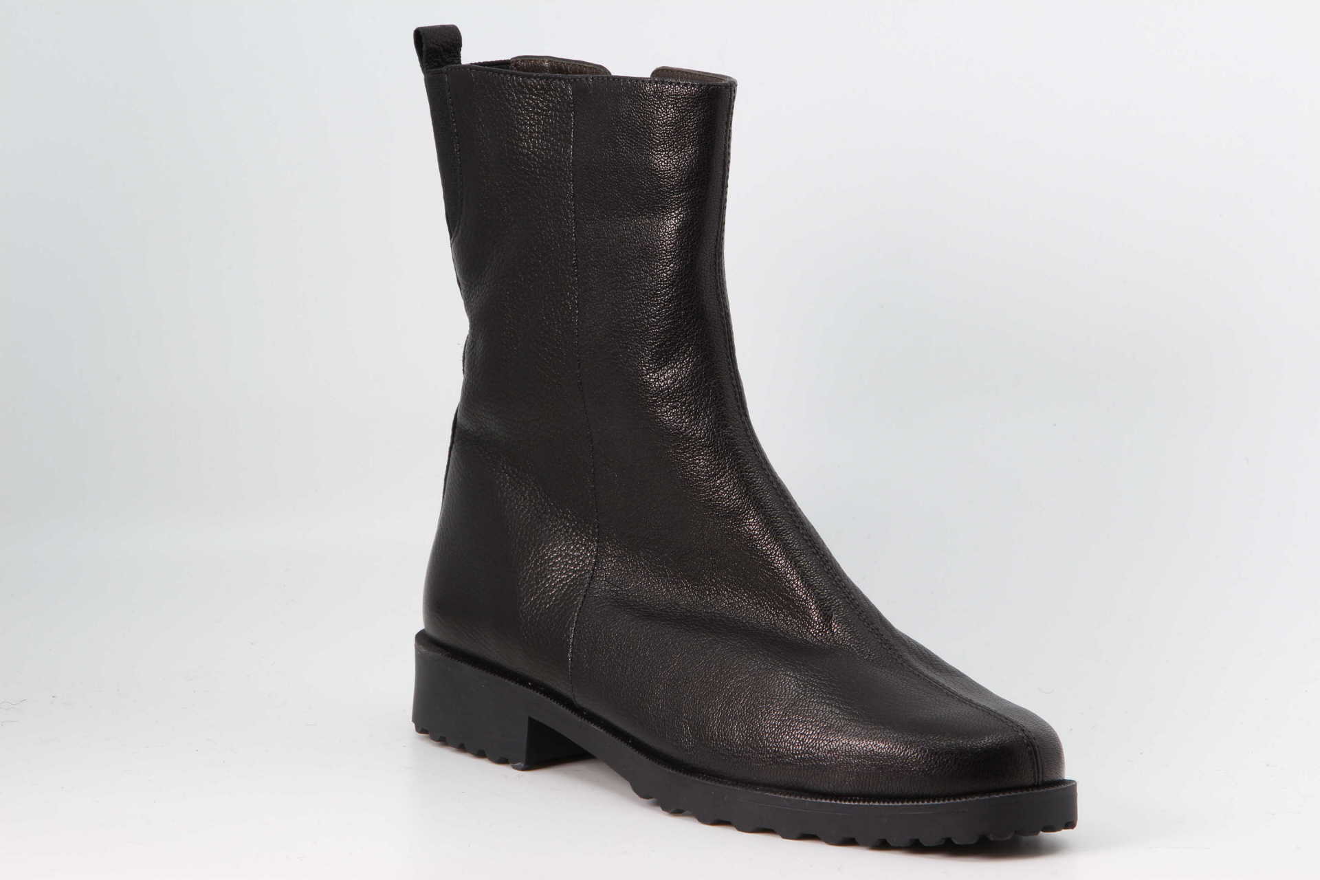 Winterstiefelette schwarz Vorderseite