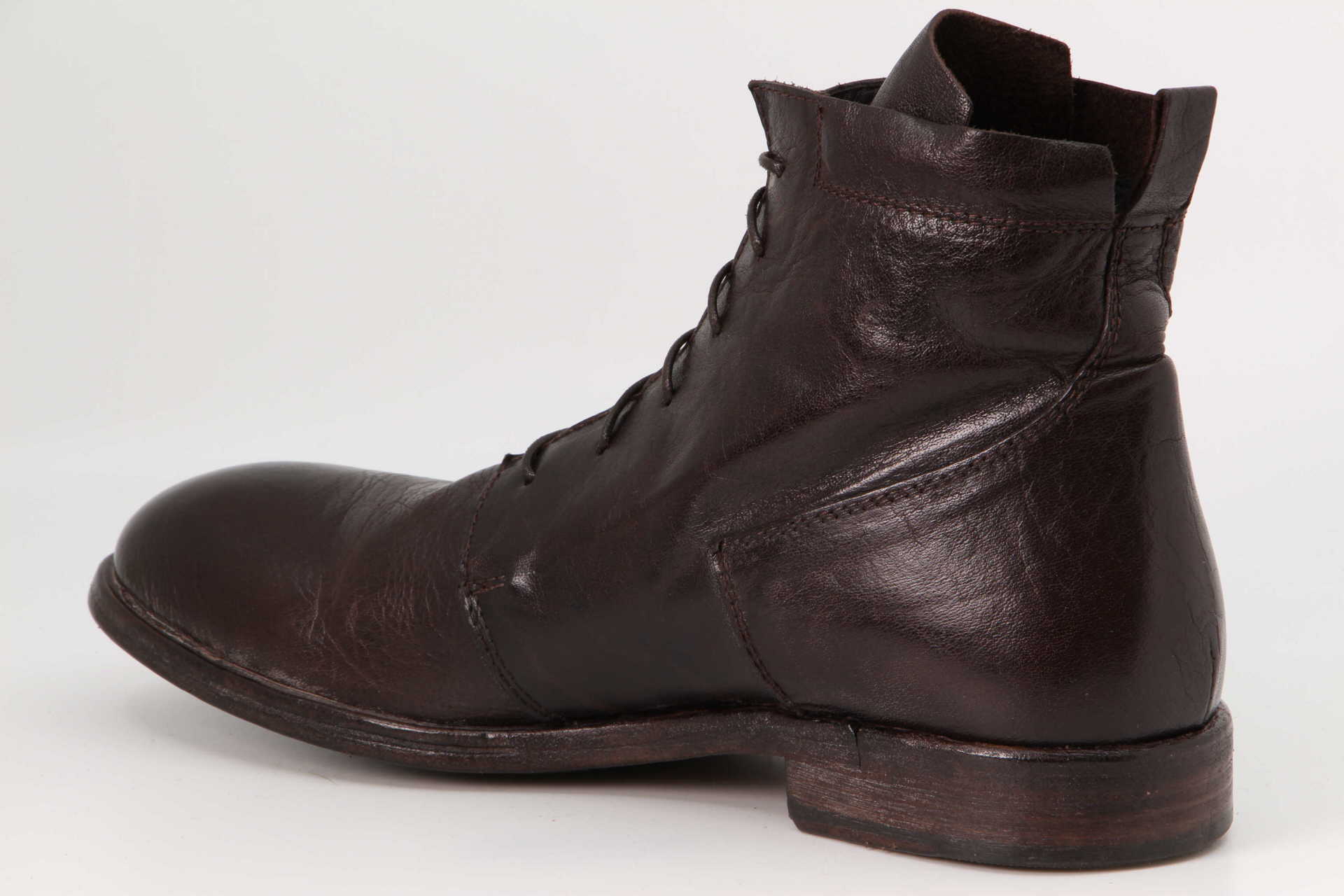 Schnürstiefelette testa di moro Rückseite