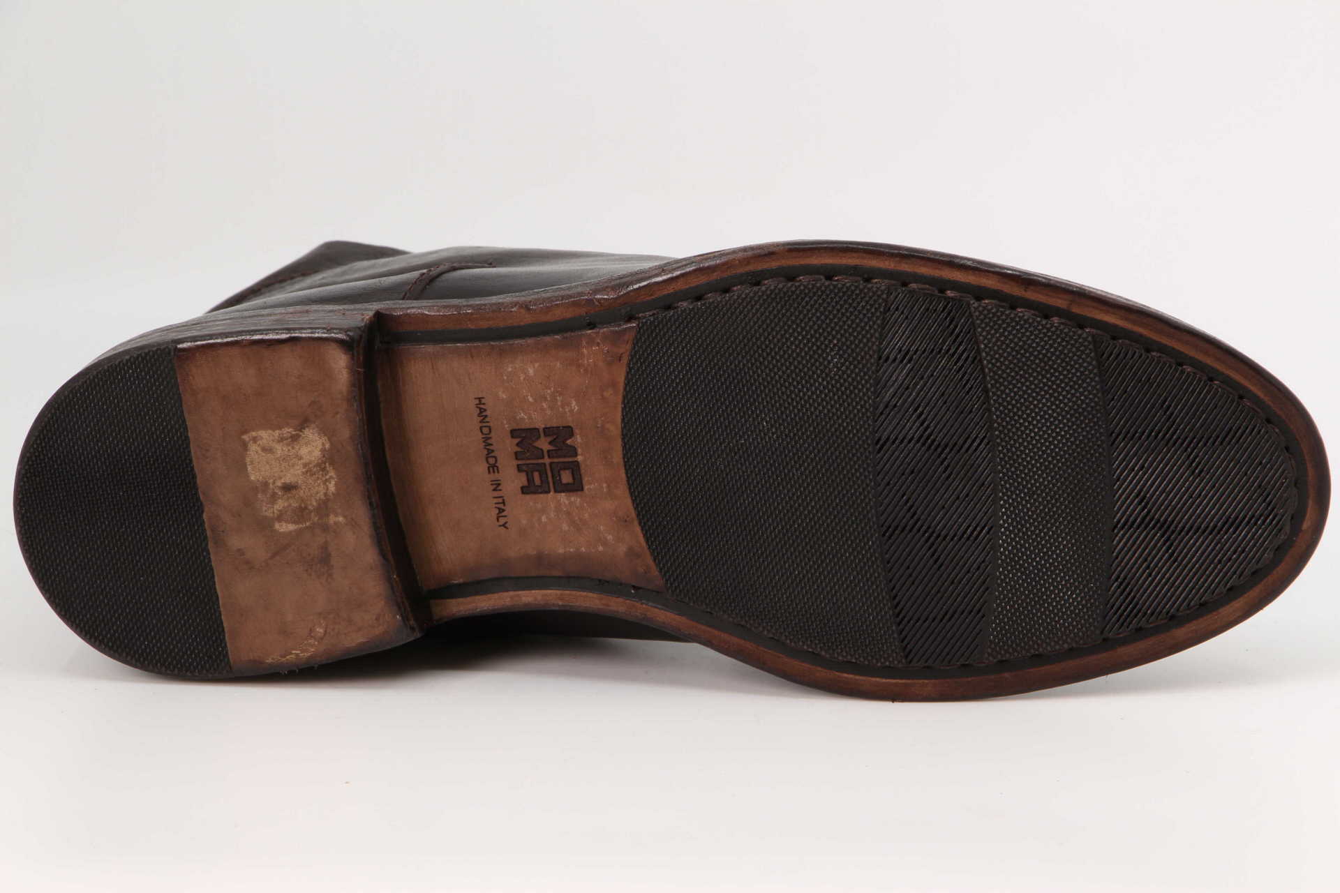 Schnürstiefelette testa di moro Sohle
