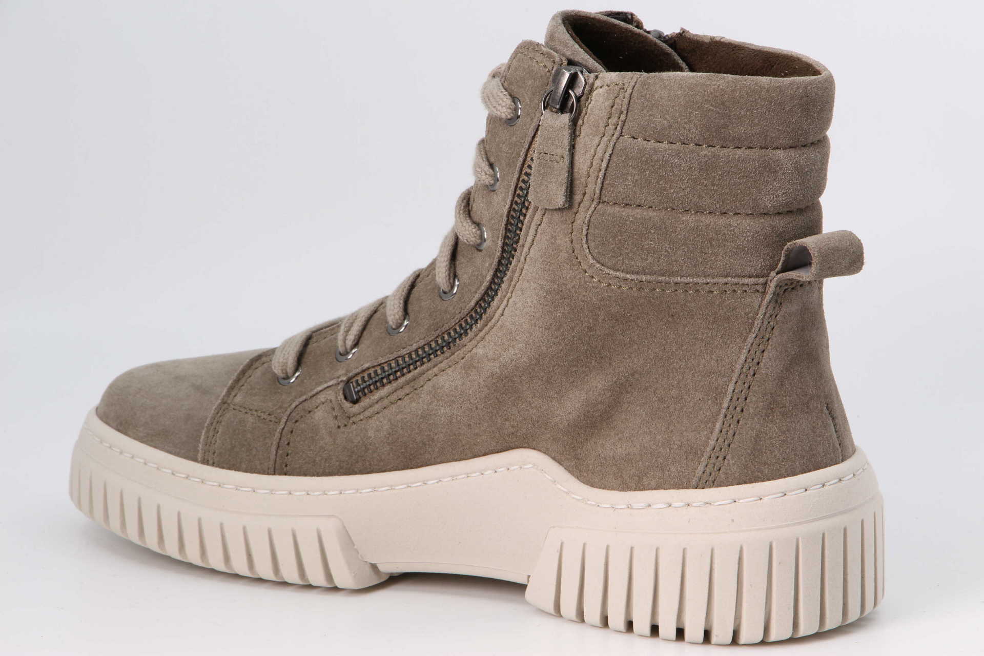 Schnürstiefel salbei Rückseite