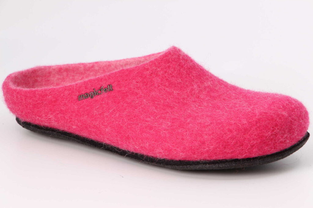 Filzfinken pink Vorderseite