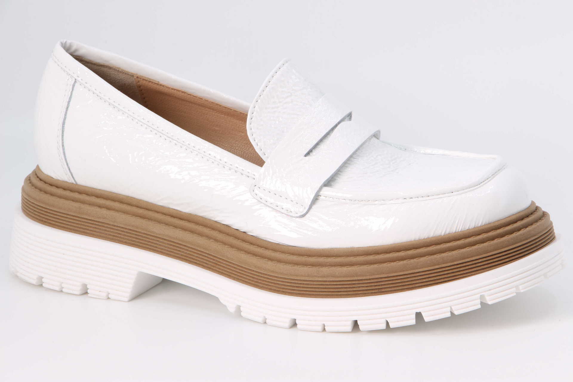 Loafer bianco Vorderseite