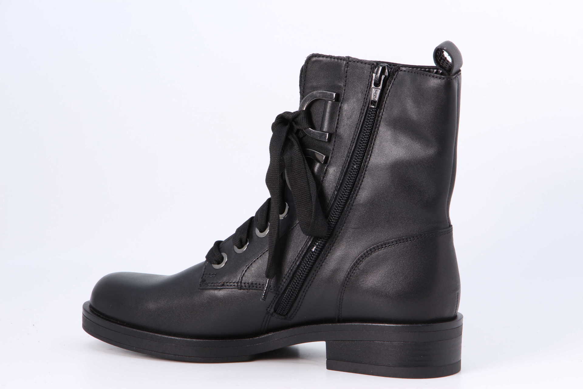 Schnürstiefelette schwarz Rückseite