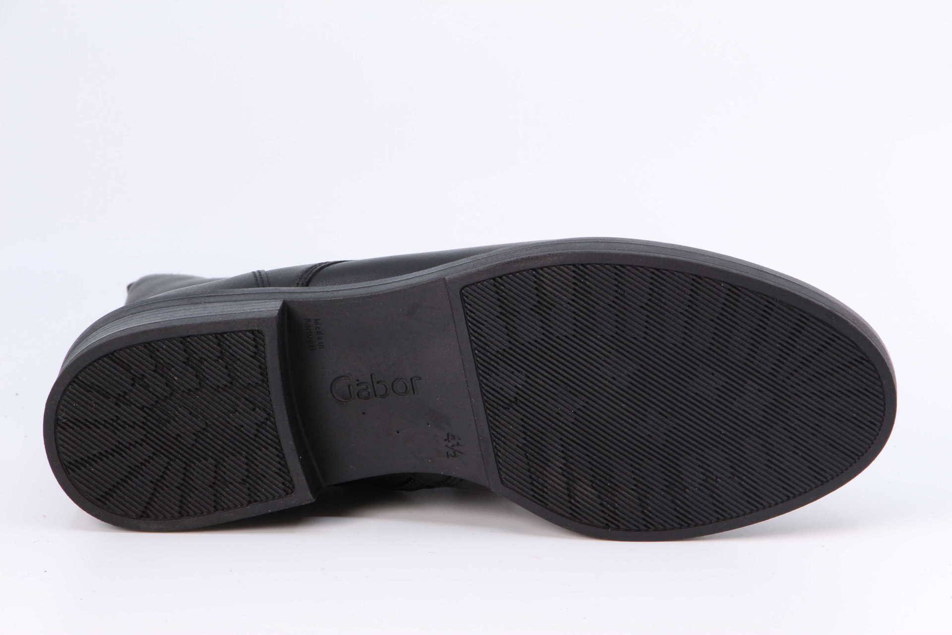 Schnürstiefelette schwarz Sohle