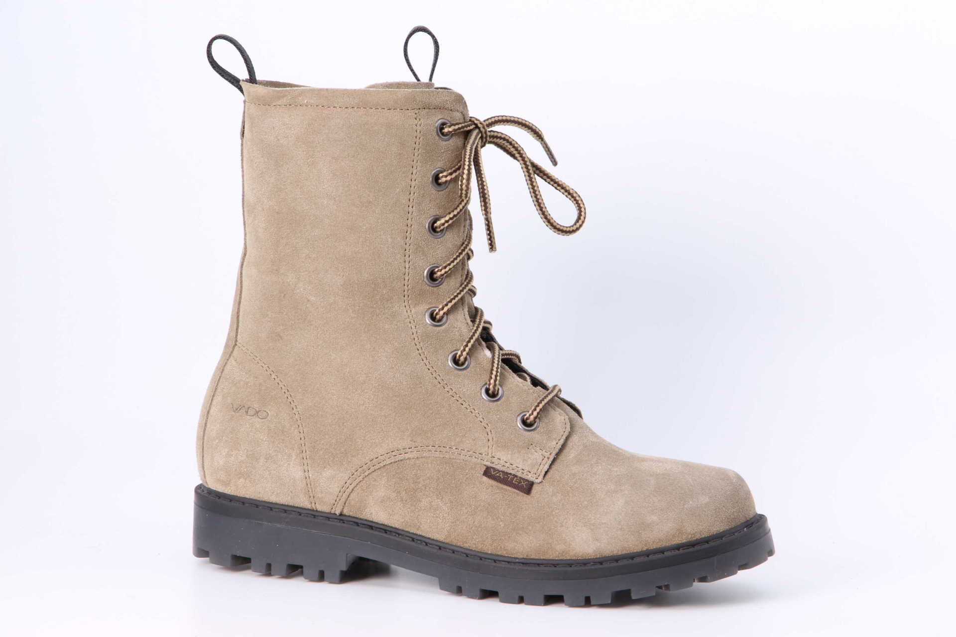 Lola Wool High LaceZip Tex taupe Vorderseite