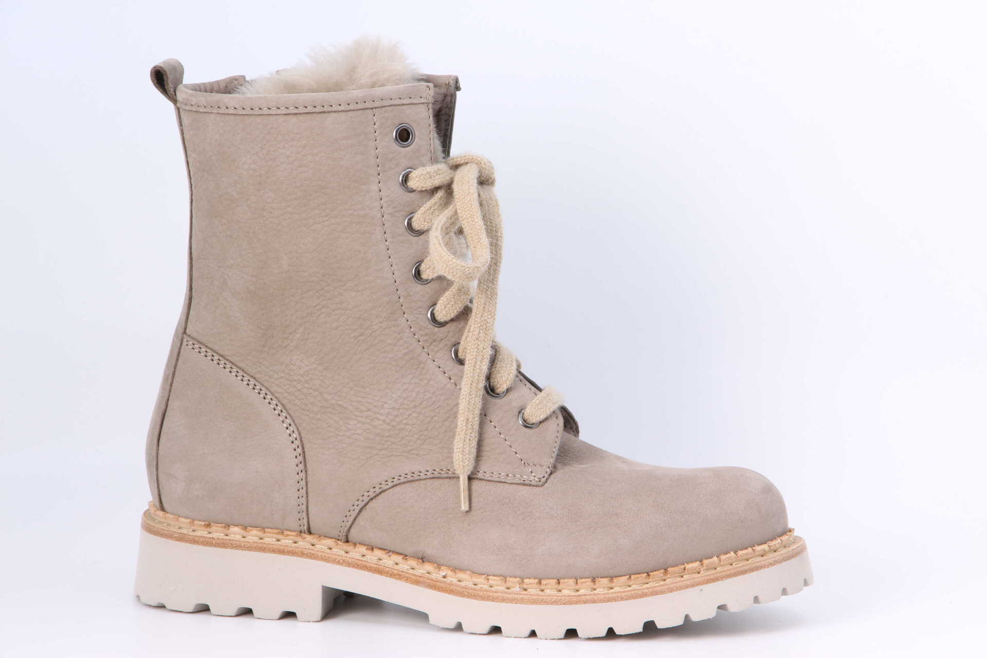 Winterstiefel taupe Vorderseite
