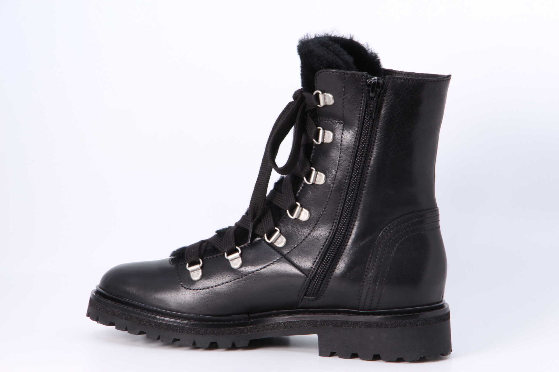 Winterstiefel schwarz Rückseite