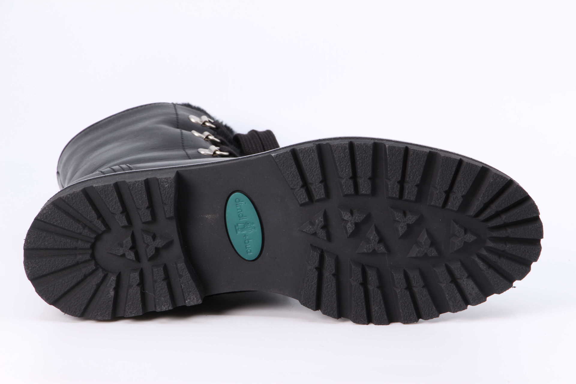 Winterstiefel schwarz Sohle
