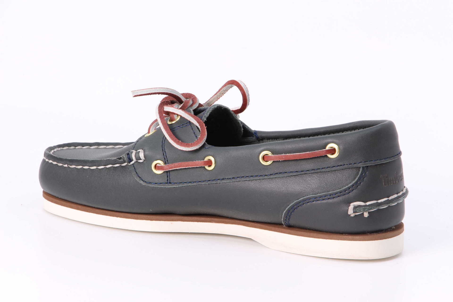 klassischer Bootsschuh blue Rückseite