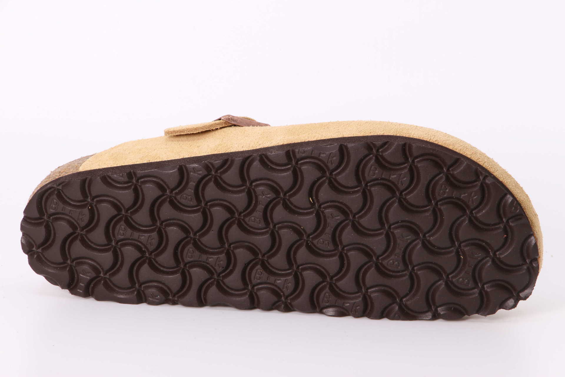 Boston Suede schmal latte cream Sohle
