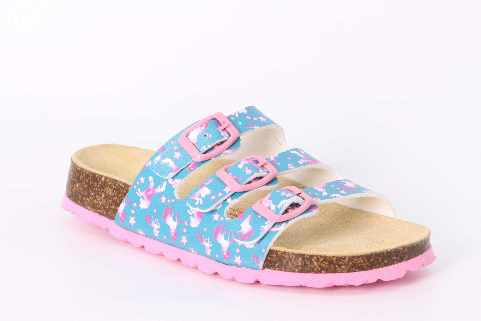 Finken Pferde grün / pink