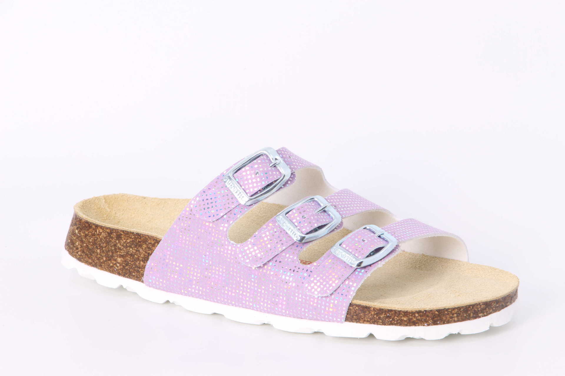Finken shimmering Dots lila Vorderseite