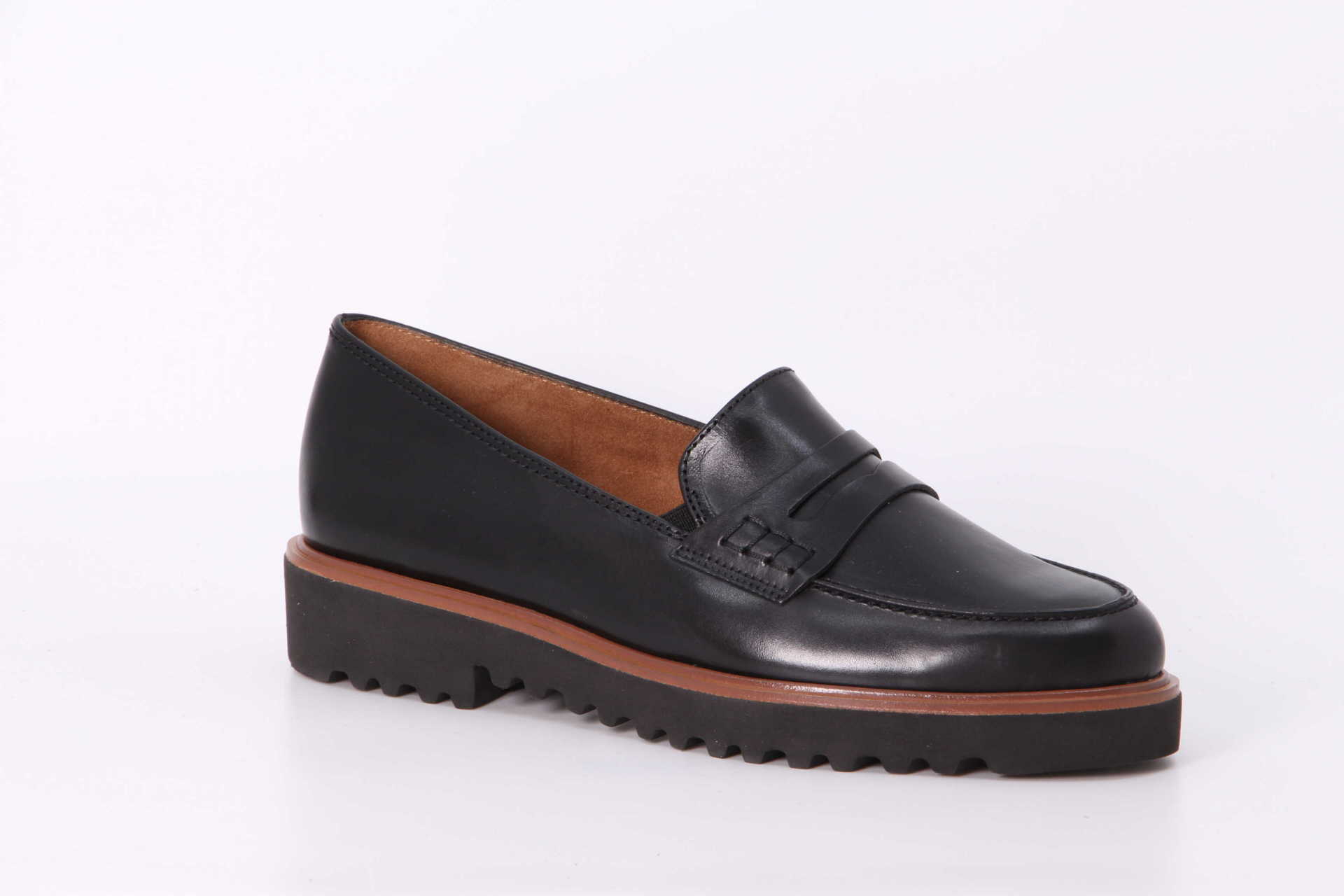 Loafer schwarz Vorderseite