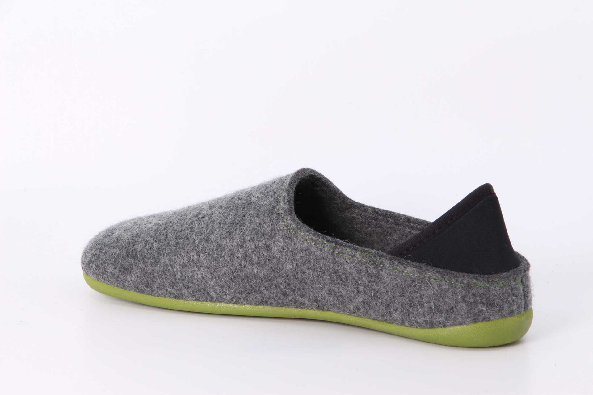 Wool Slip-On grau / grün Rückseite