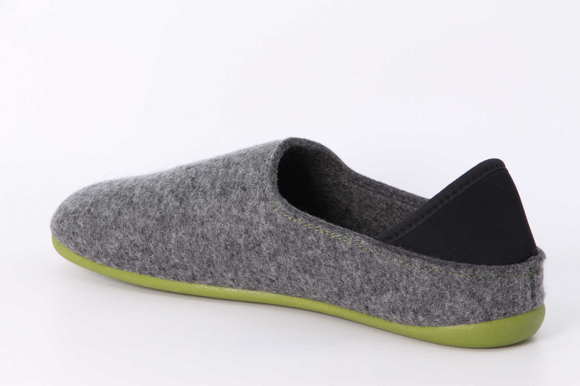 Wool Slip-On grau / grün Rückseite