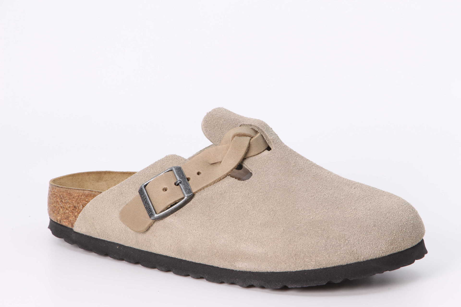 Boston Braided schmal taupe Vorderseite
