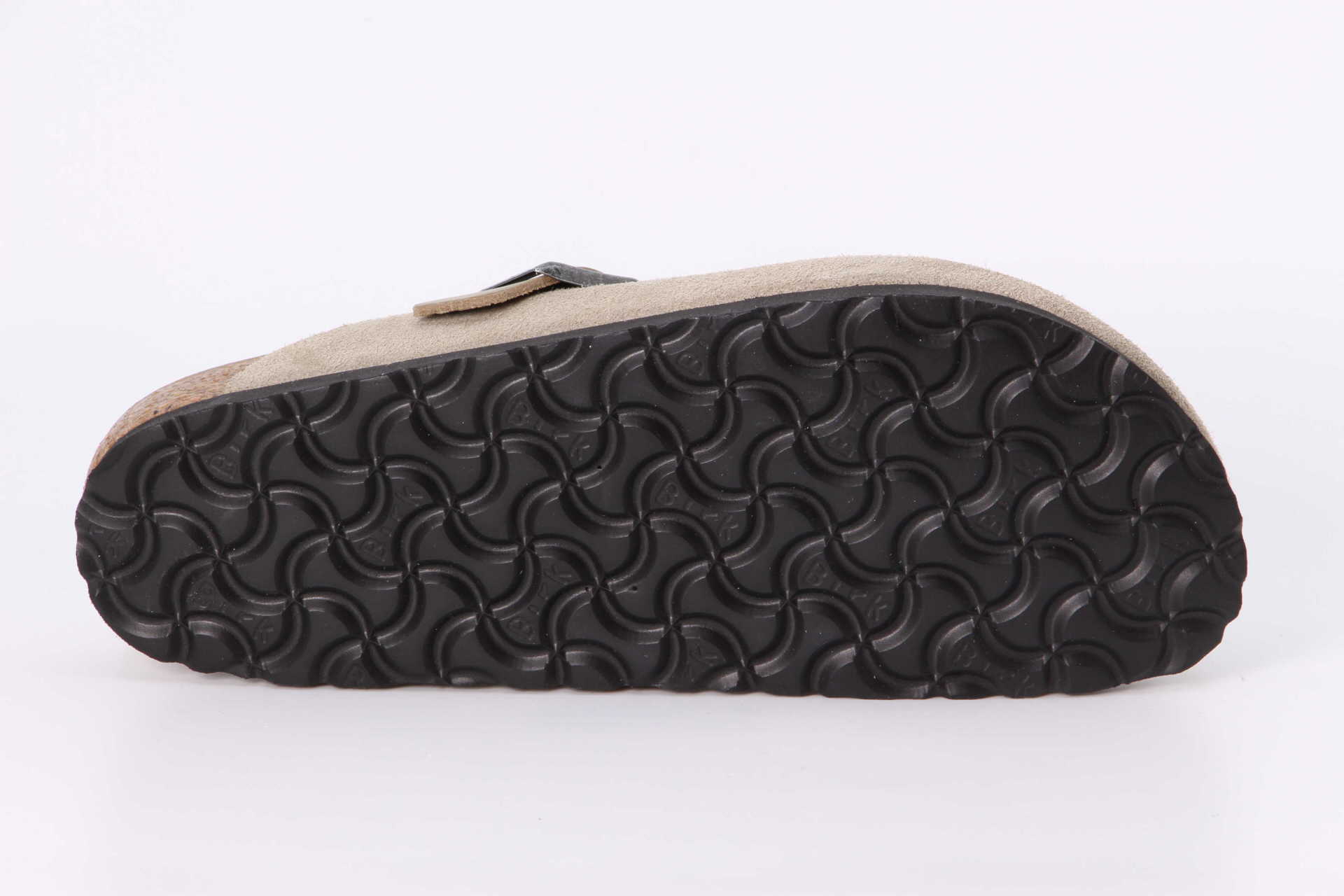 Boston Braided schmal taupe Sohle