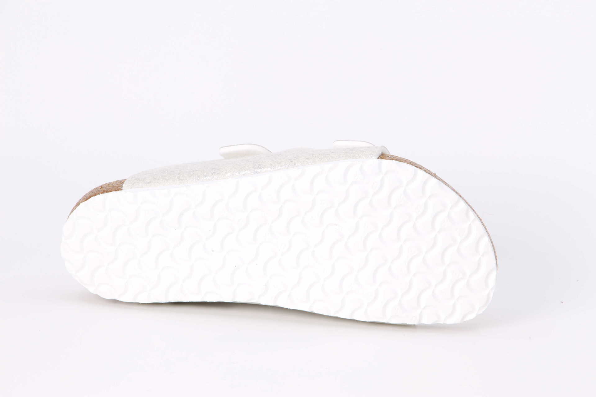 Arizona Kids schmal sparkle white Sohle