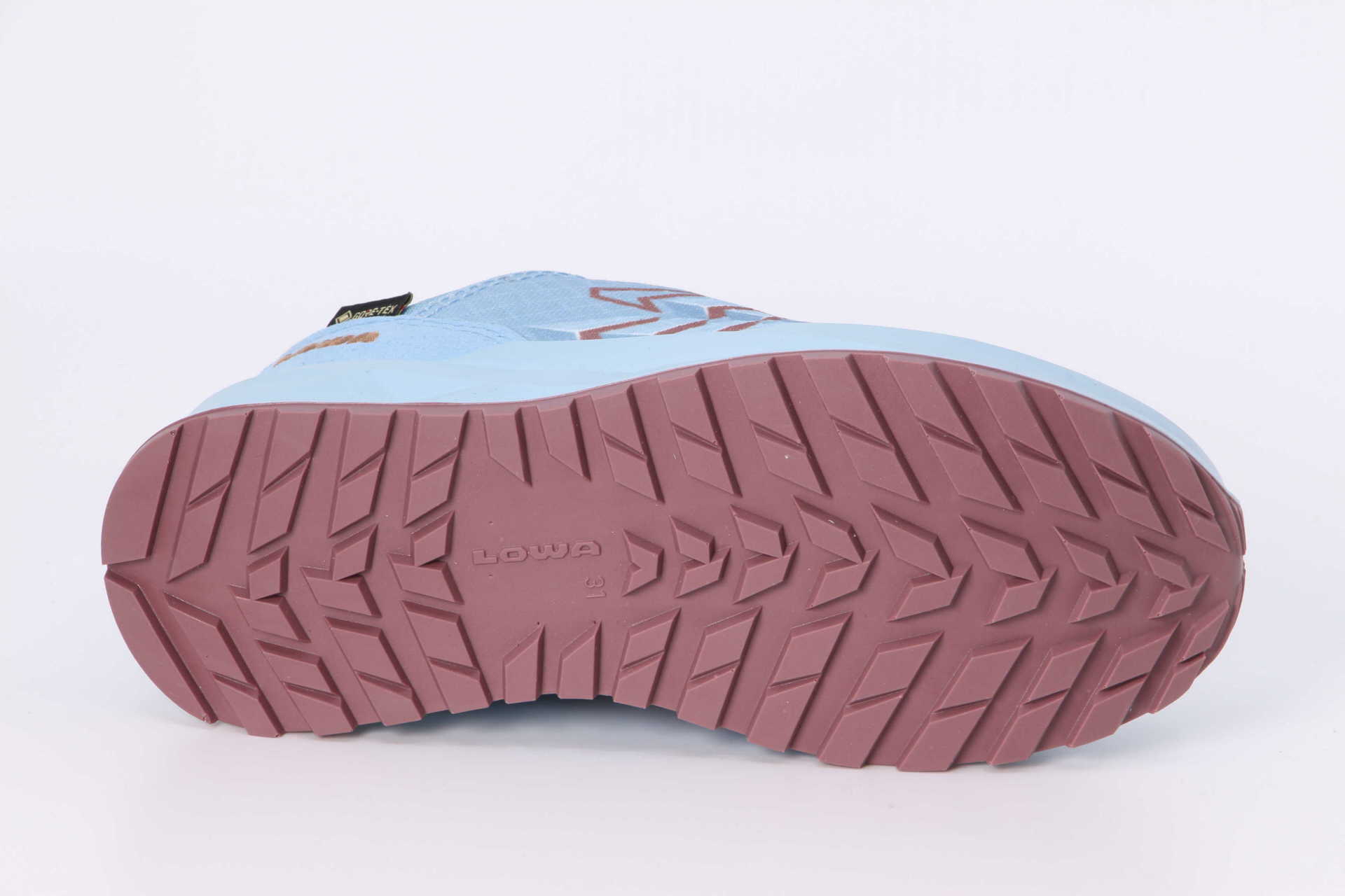 Ferrox GTX Lo Junior eisblau / altrosa Sohle