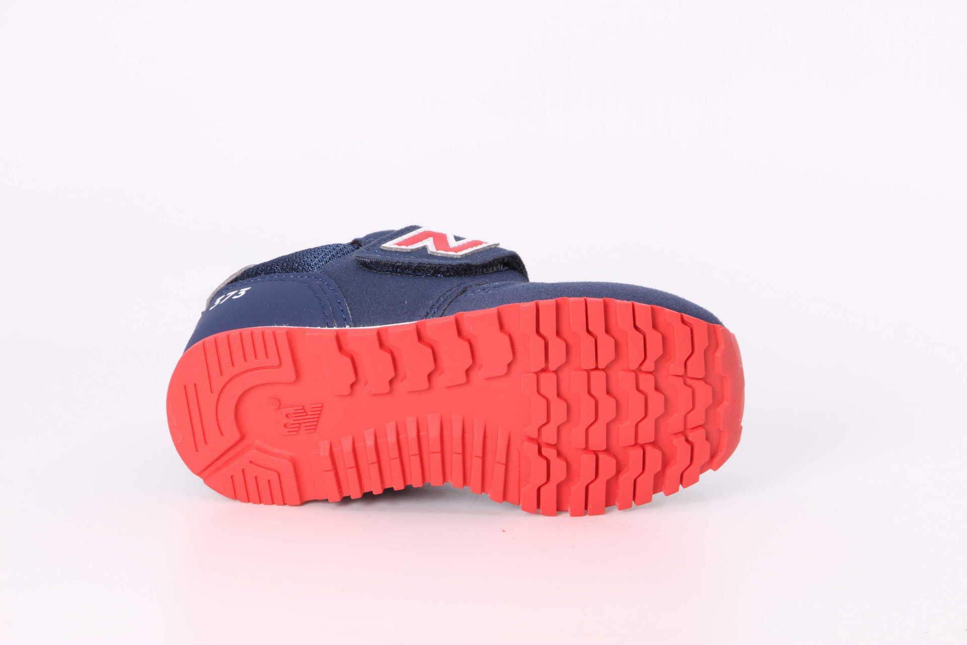 Sneaker blau / rot Sohle