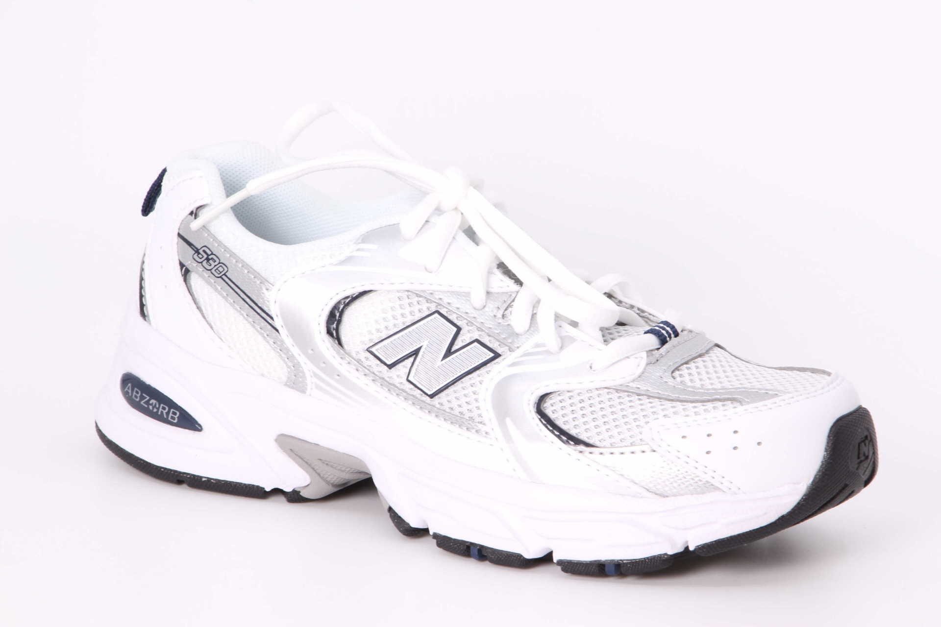 Sneaker white / navy Vorderseite