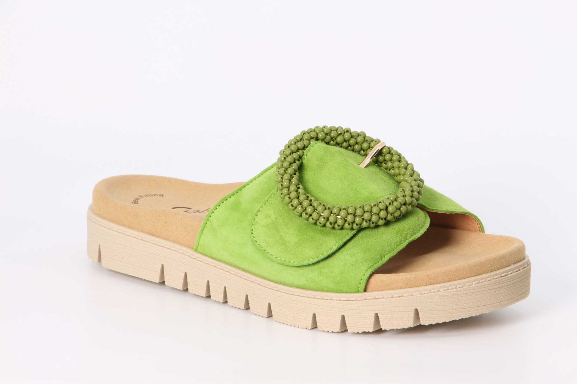 Pantolette green Vorderseite