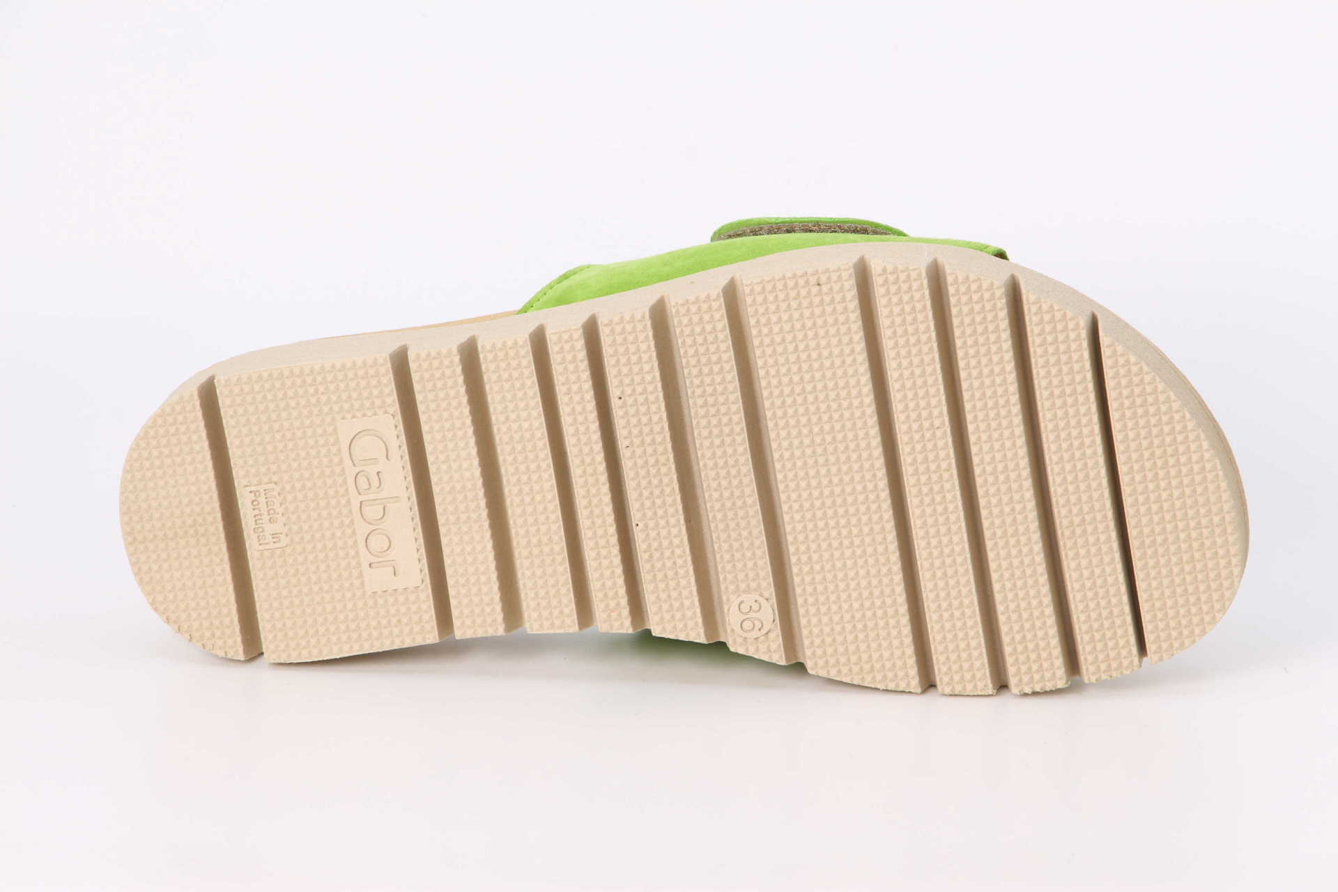 Pantolette green Sohle