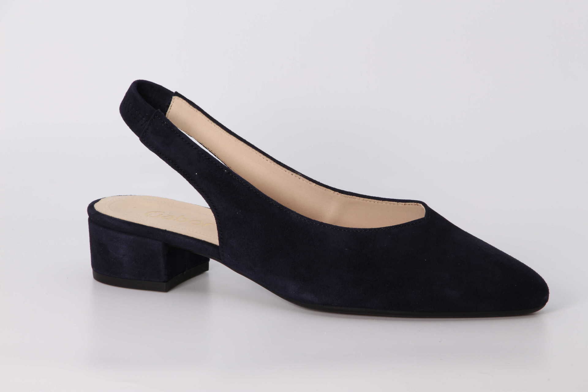 Sling-Pumps darkblue Vorderseite
