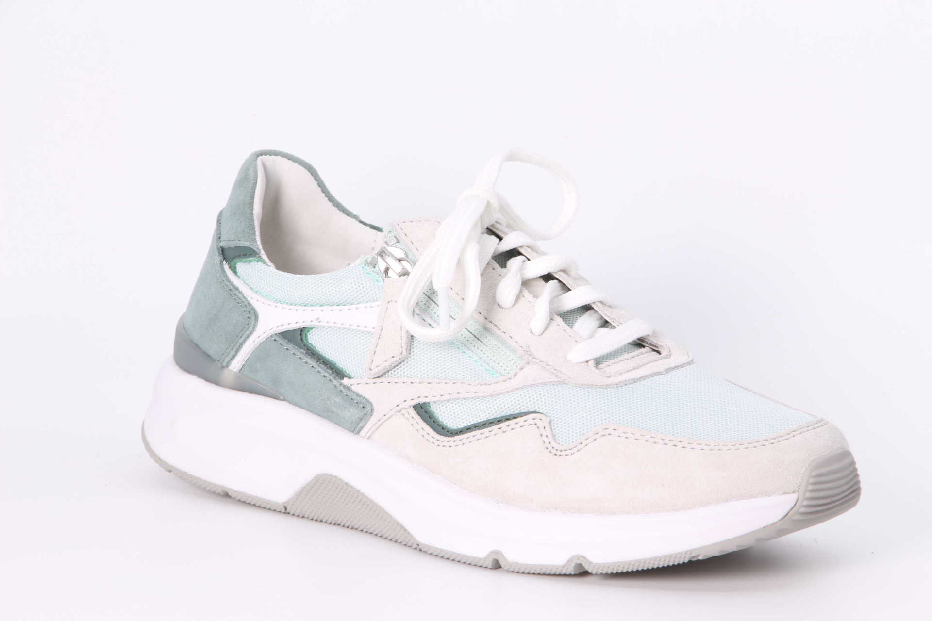Rolling-Soft mint / white / jade Vorderseite