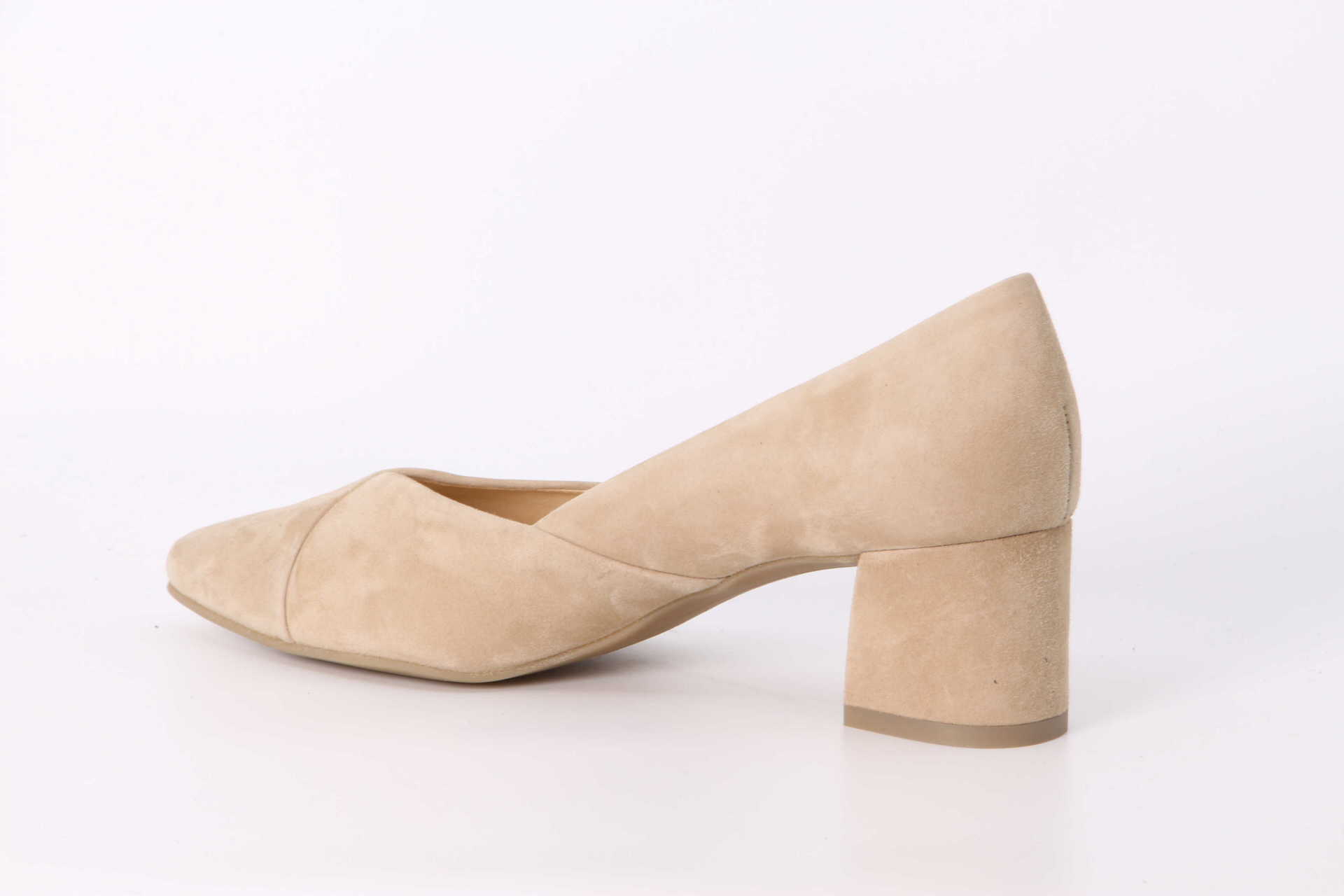 Pumps champagne Rückseite