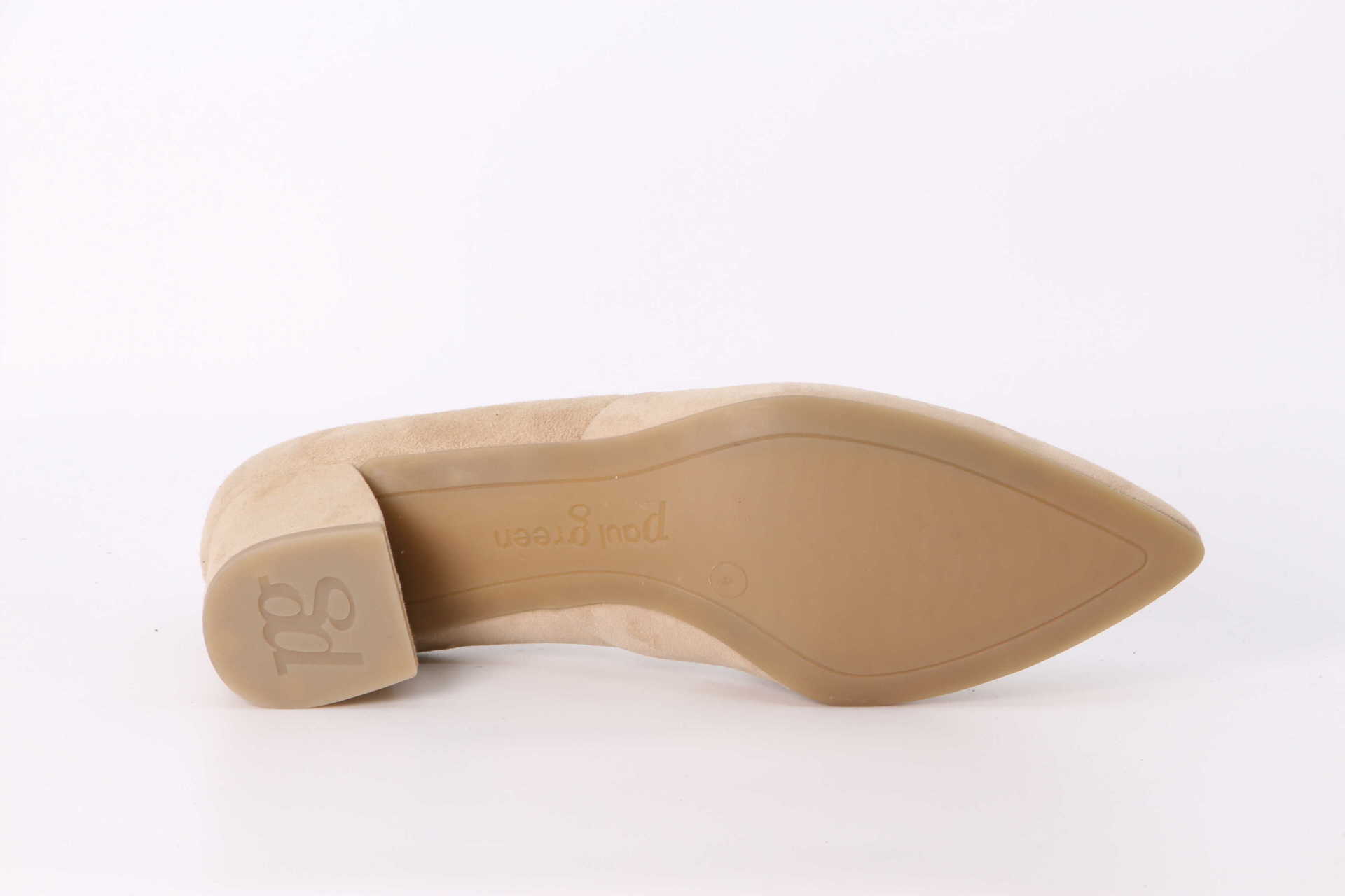 Pumps champagne Sohle