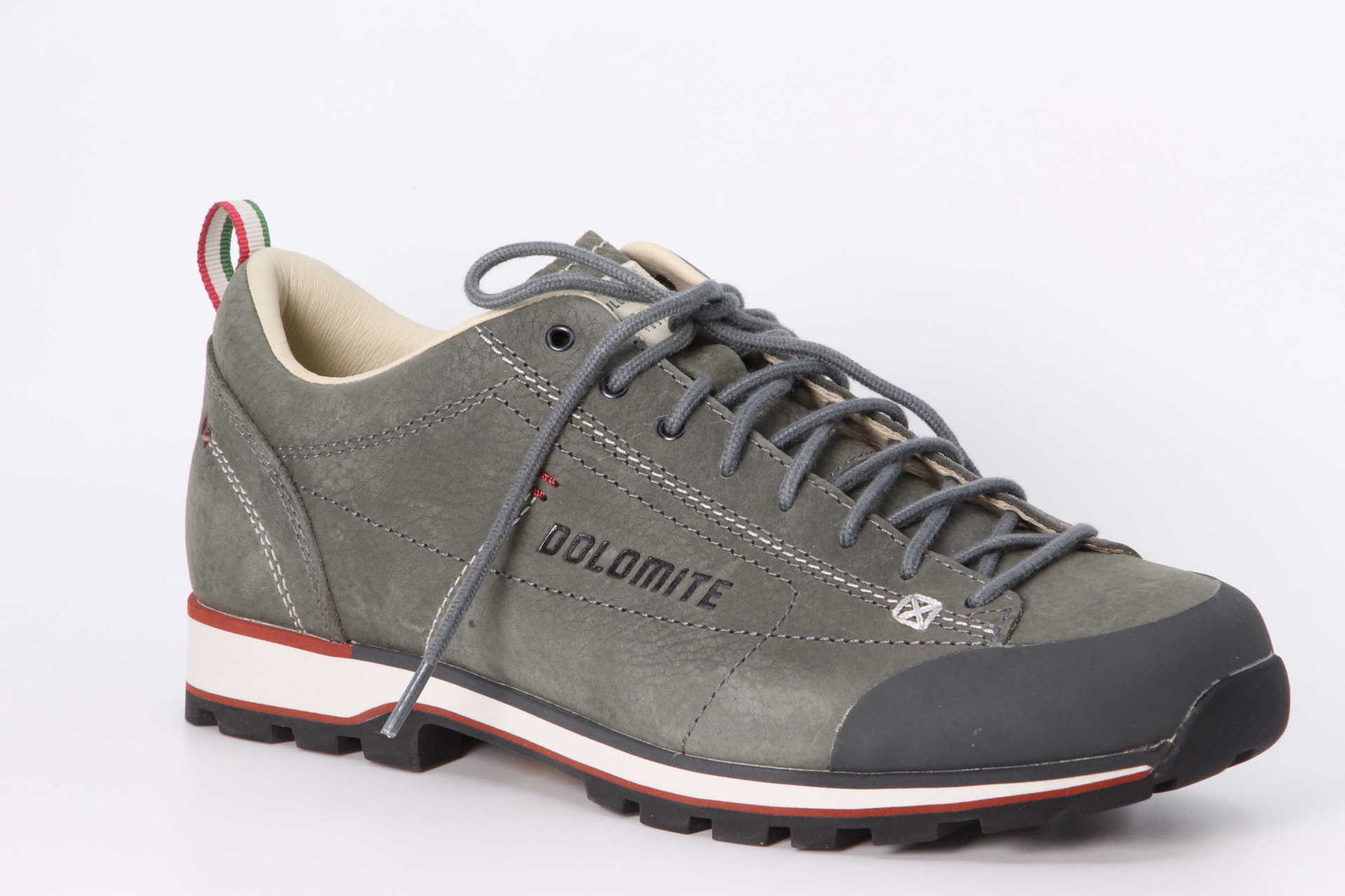 54 low Leather pewter grey Vorderseite