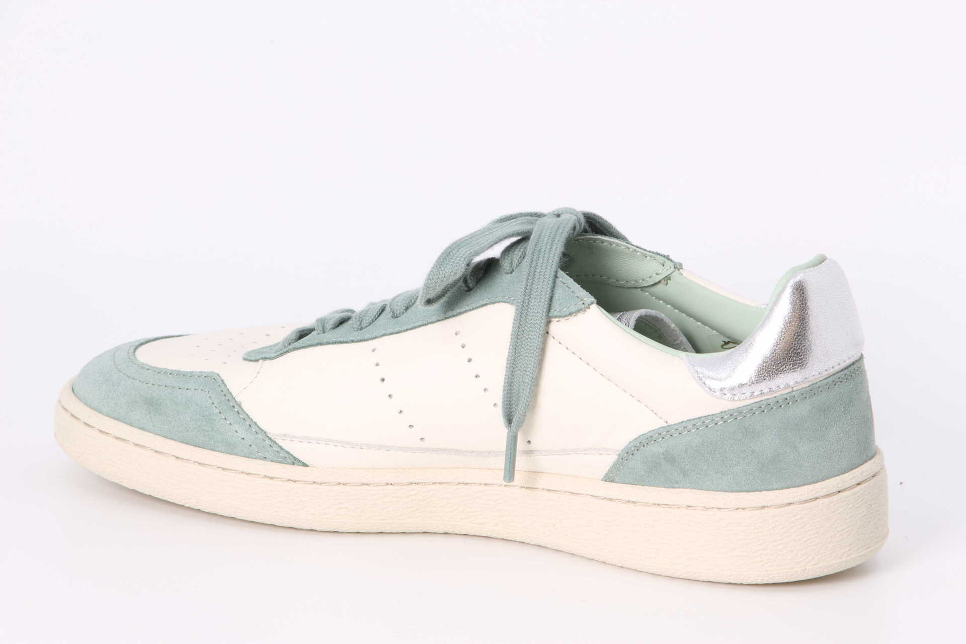 Sneaker cream / sage Rückseite