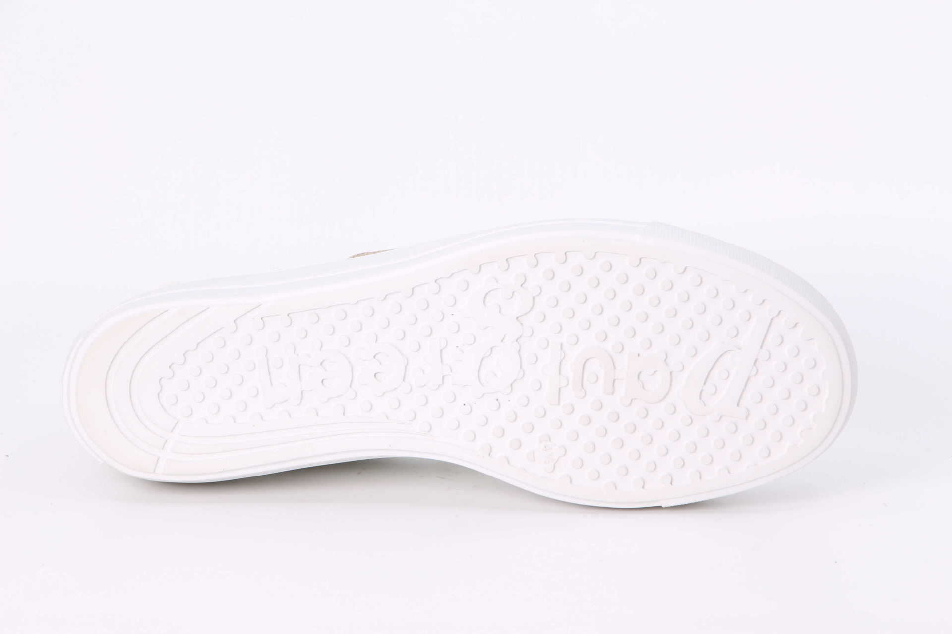 Sneaker white / sand Sohle