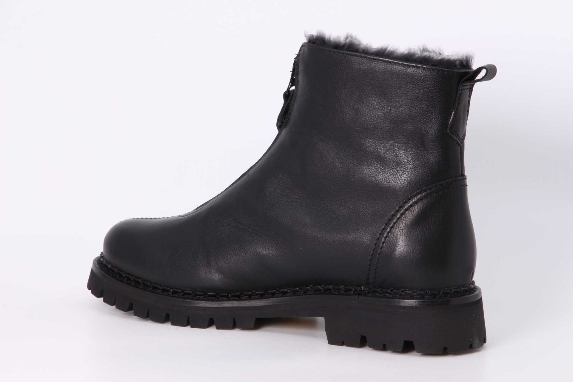 Winterstiefel schwarz Rückseite